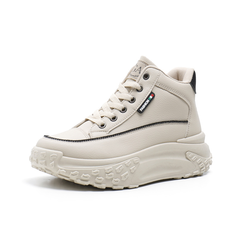 INS Korean Thick Sole Dad's Shoes 2023 Autumn New Street Shoot Student Running And Sports Shoes Increase Leisure_voghion.com