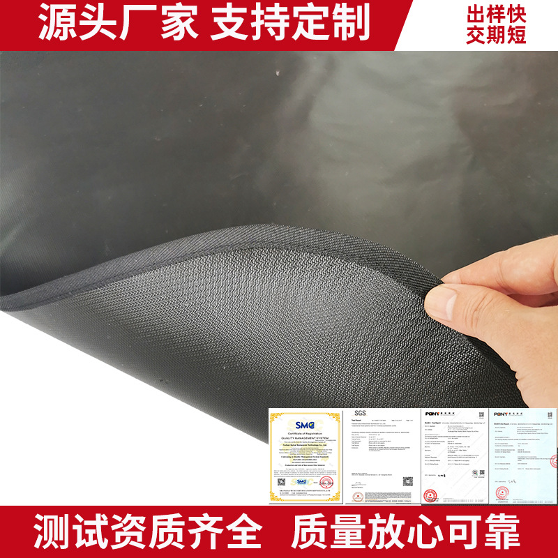 Transfronterizo caliente-venta de la chimenea de aislamiento estera de la fibra de vidrio de silicona a prueba de fuego chimenea antideslizante alfombra ignífuga alfombra