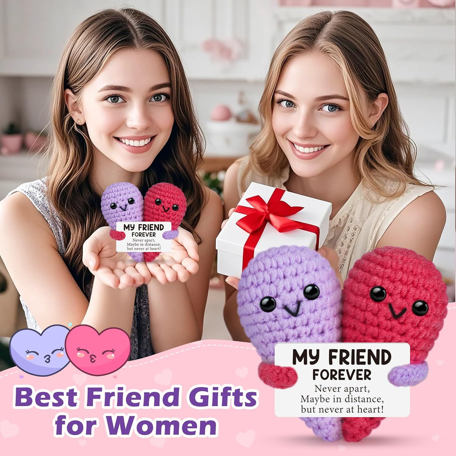 Muñeco Tejido a Mano de Lana Hecho a Mano Decorativo para Regalo