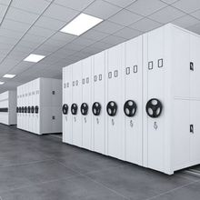 密集架电动钢制手摇档案存放架财务凭证柜档案柜密集柜指纹文件柜