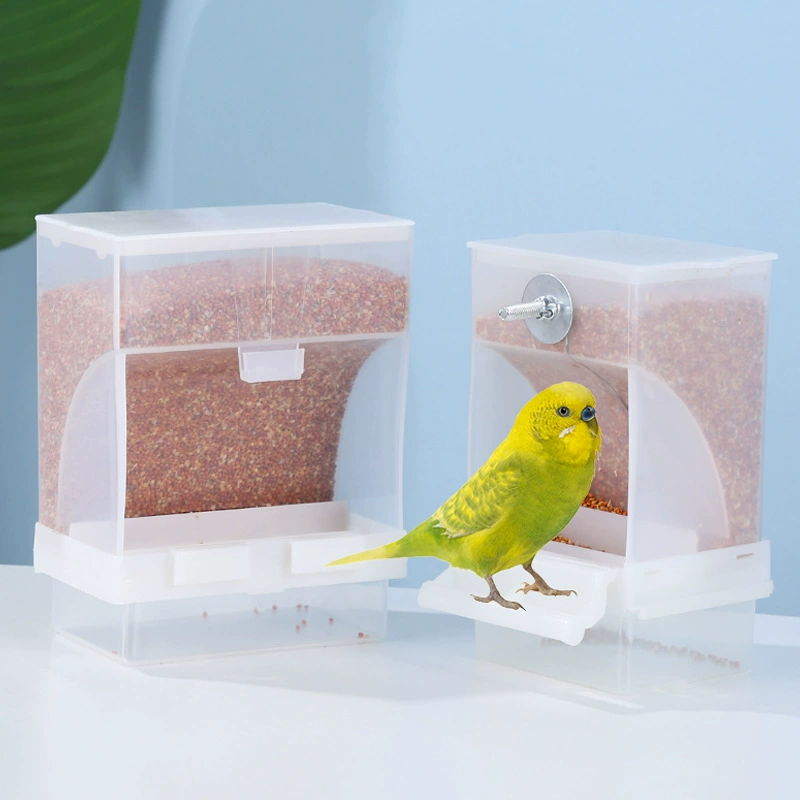 Автоматическая кормушка автоматическое кормление Tiger Leather Parrot Arabic Brother Anti-Splash Bird Fedrior Parrot Bird Box