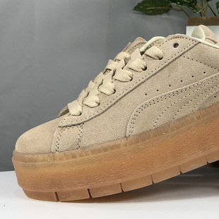 Putian Suedeplatform Rihanna Fourth Generation Kim Hyun-Ah Same Style Thick-Soled Platform Shoes 35.5-40 Cousin