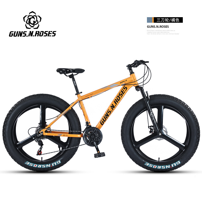 Bicicleta de nieve de playa de aleación de aluminio de 26 pulgadas 4.0 Neumático grande Bicicleta de montaña para hombres y mujeres