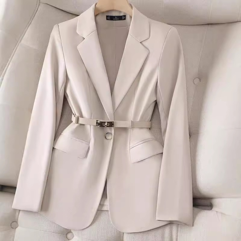 Cross-border exclusive women's blazer, high-end formal wear, elegant and textured.