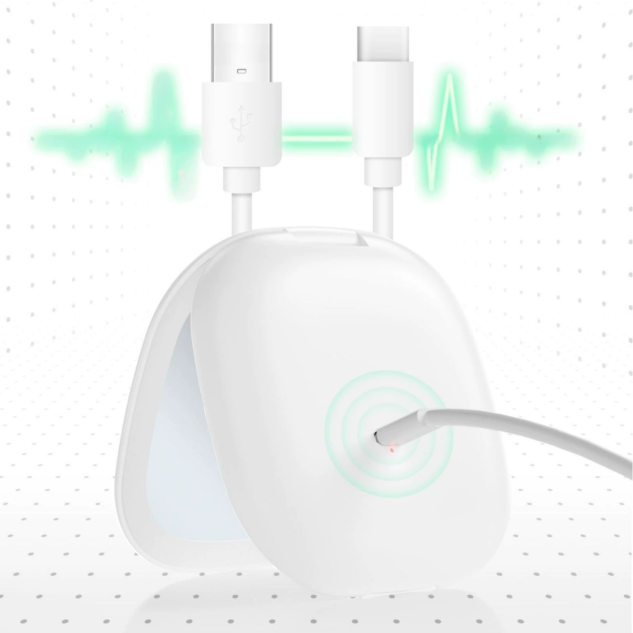 Ручное складное светодиодное зеркало для макияжа, USB rechargeable, увеличения 5x/10x, портативный подарок