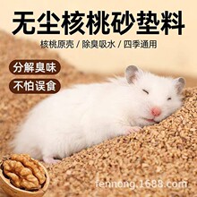除臭生物酶仓鼠核桃砂吸水去油小颗粒垫料夏季降温自然造景无尘