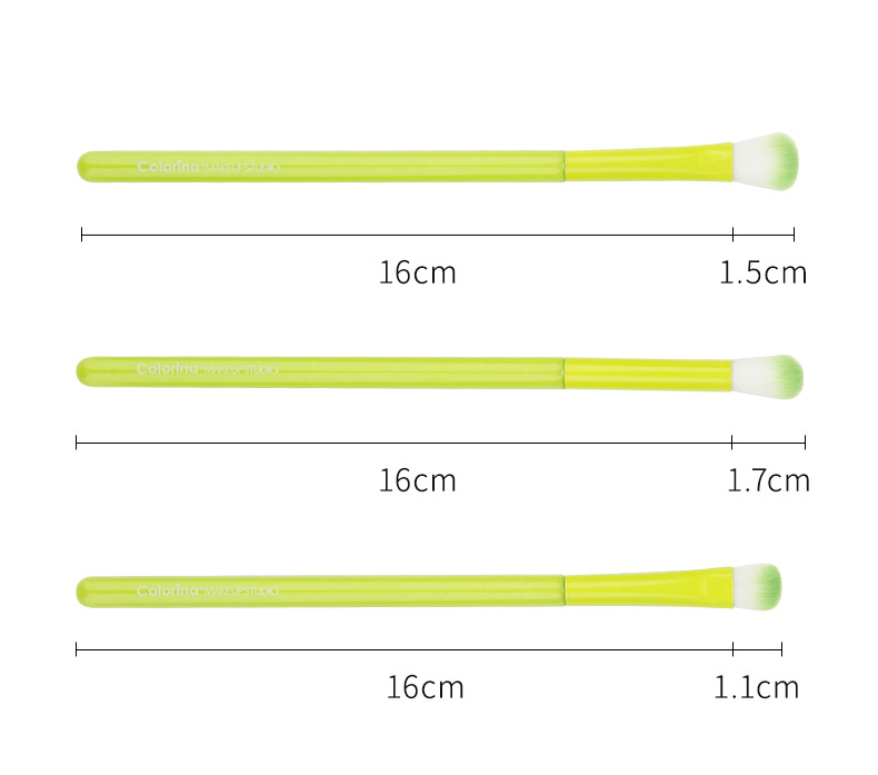 Cross-border export foundation brush, colored makeup brush set, complete set of loose powder, eyeshadow, lip brush, concealer box, beauty tools undefined