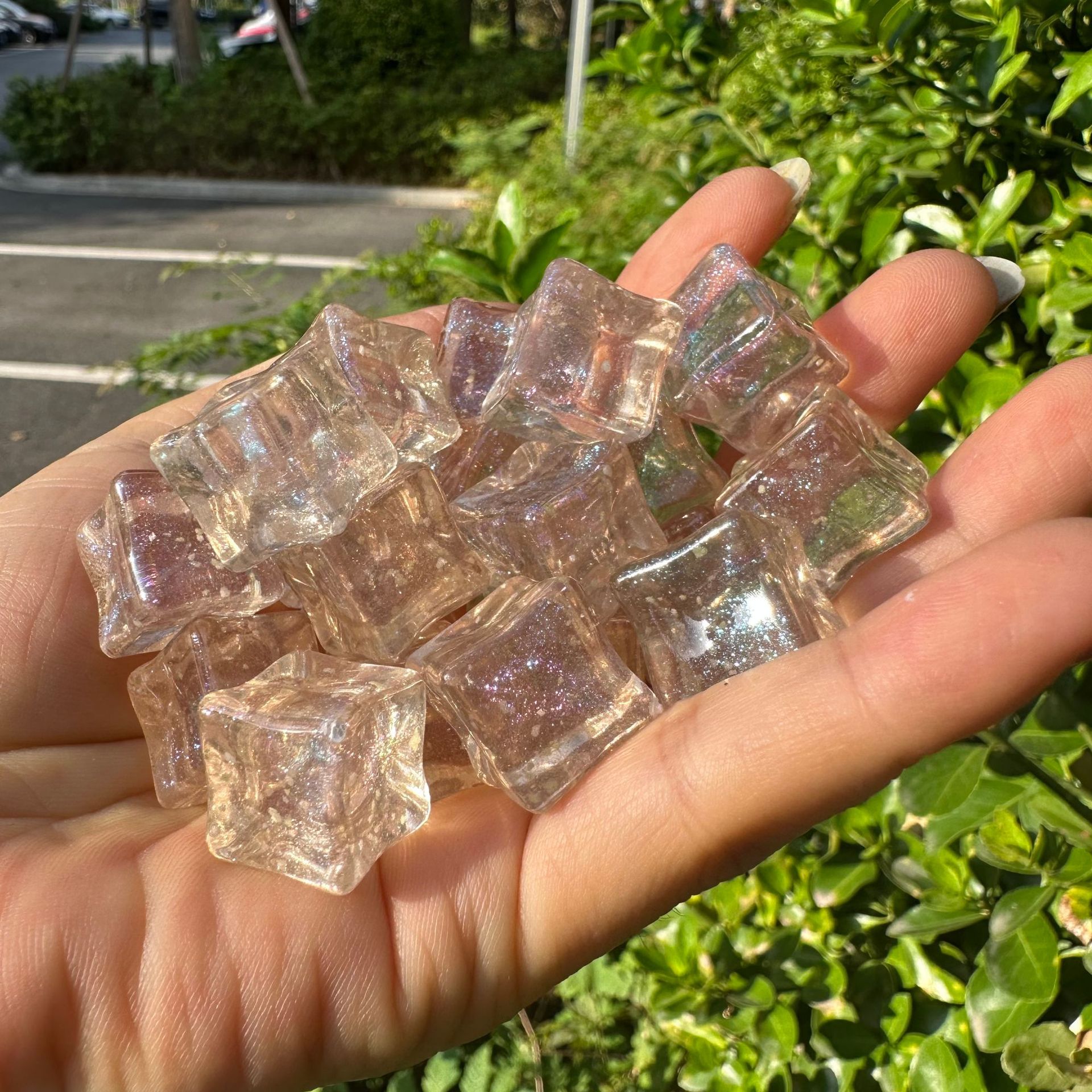 Yuji fine sparkle luminous champagne color 1 piece