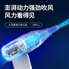 New High-Speed Dust Blower, Mini Portable Handheld Powerful Wind Dust Remover, USB Charging Outdoor Strong Dust Blower