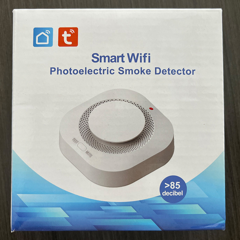 Tuya スマート火災煙感知器 EN14604認証 家庭用WIFI携帯電話遠隔煙感知器|undefined