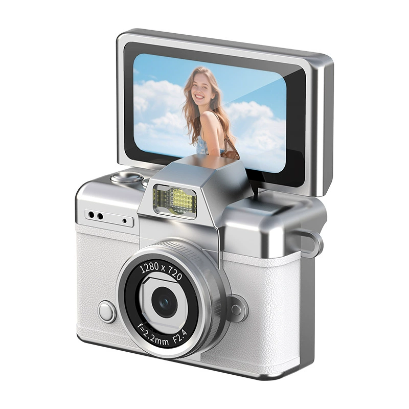 CCD digital camera new student self-portrait video vlog camera flip screen high-definition thumb mini camera
