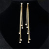 Silver needle, South Korean earrings, goods, silver 925 sample, diamond encrusted, internet celebrity