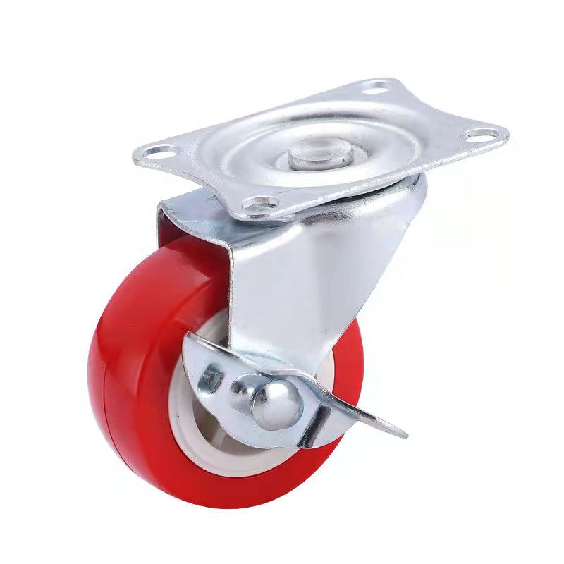 Swivel Casters Wheels/.5/.5//.5/ Trolley Wheels for Tables, Chairs, Coffee Tables, with Brake, Universal Wheels, Sliding Wheels