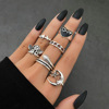 Retro ring, advanced set, jewelry hip-hop style, European style, high-quality style, wholesale