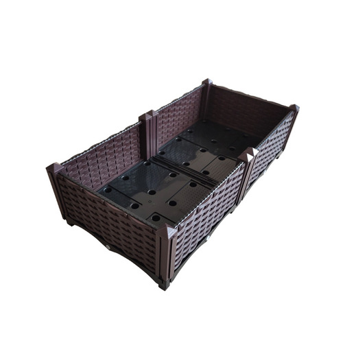 Home Balcony Vegetable Growing Box Set Flower and Plant Raising Pot Indoor Plastic Planter Rooftop Greening Planting Box