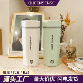 电热水杯便携式烧水壶迷你小型旅行家用办公室学生宿舍加热保温杯