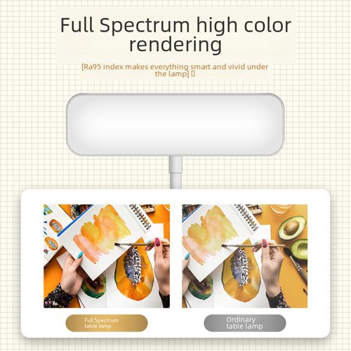 Learning Desk Lamp for Homework, Specialized Eye Protection, Dual Charging, Dormitory Desk Lamp for Children, Vision Protection Reading Lamp