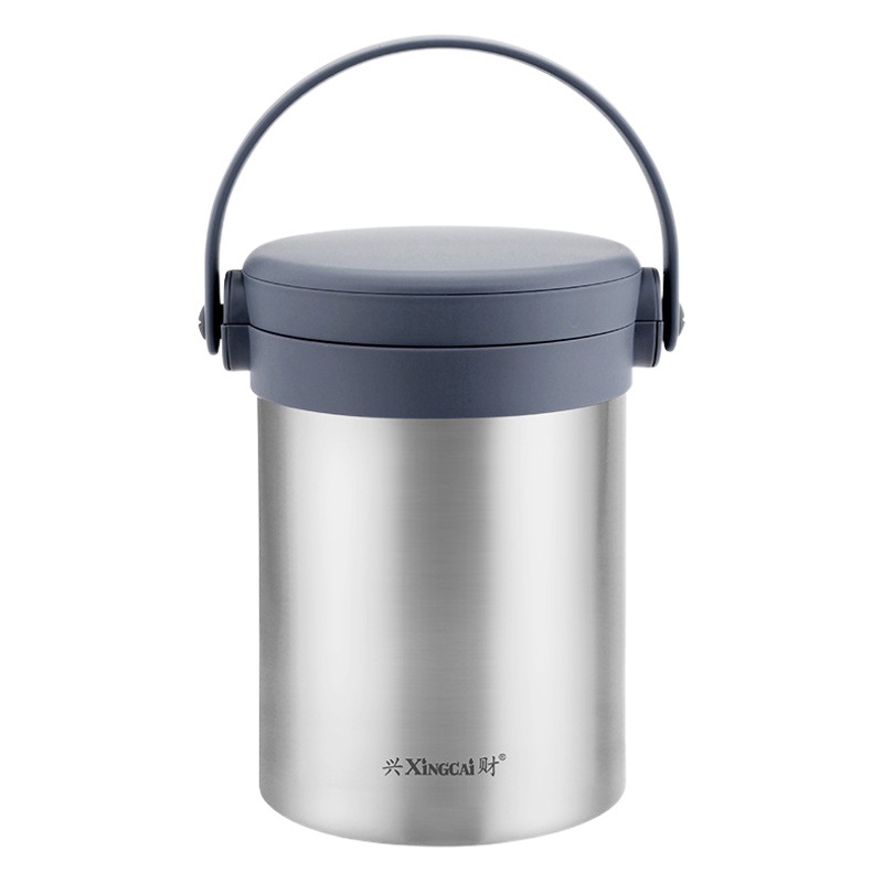 Xingcai pot household 2-layer smoldering pot 304 stainless steel fire-free re-boiling pot vacuum super long insulation barrel