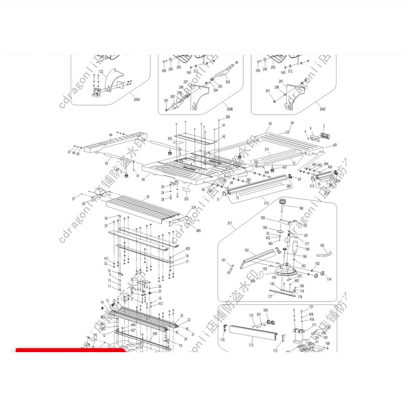 日本makita牧田MLT100木工台锯配件转子定子开关外壳碳刷齿轮箱