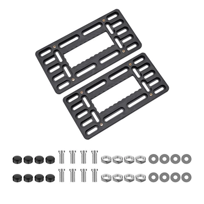 Cross-Border American Standard License Plate Frame, American License Plate Holder, American Standard License Plate Frame, Plastic Base for Car License Plate, Car Modification Supplies (License plate holder/license plate holder) - 2-license-plate-holders-accessories-boxed