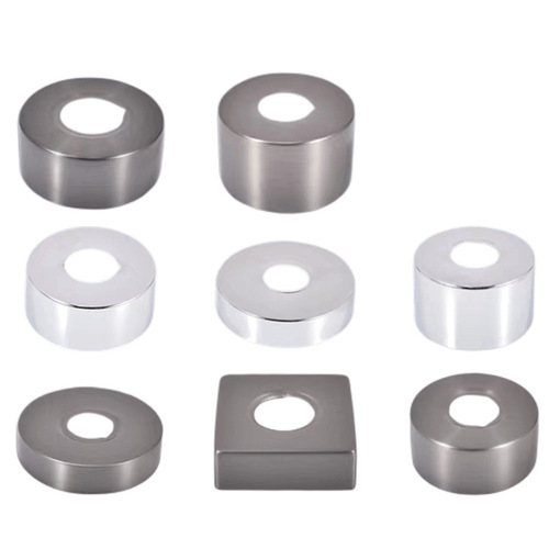 Gun ash shower faucet decorative cover increased by 6 points stainless steel thickening shower mixing valve cover