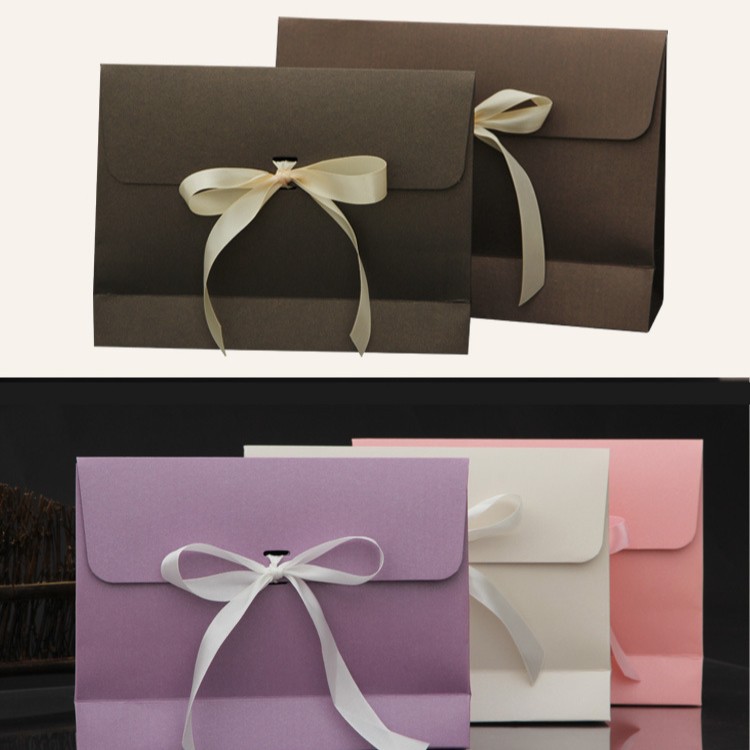 厂家批发精美丝巾信封礼盒定制真丝礼品包装盒披肩围巾包装盒定做