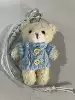 Blue sweater, pendant, with little bears