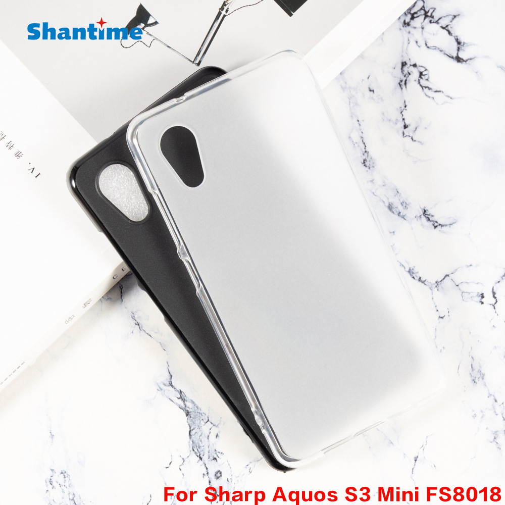For Sharp Aquos S3 Mini Phone Case Flip Phone Leather Case TPU Pudding Case Soft Case