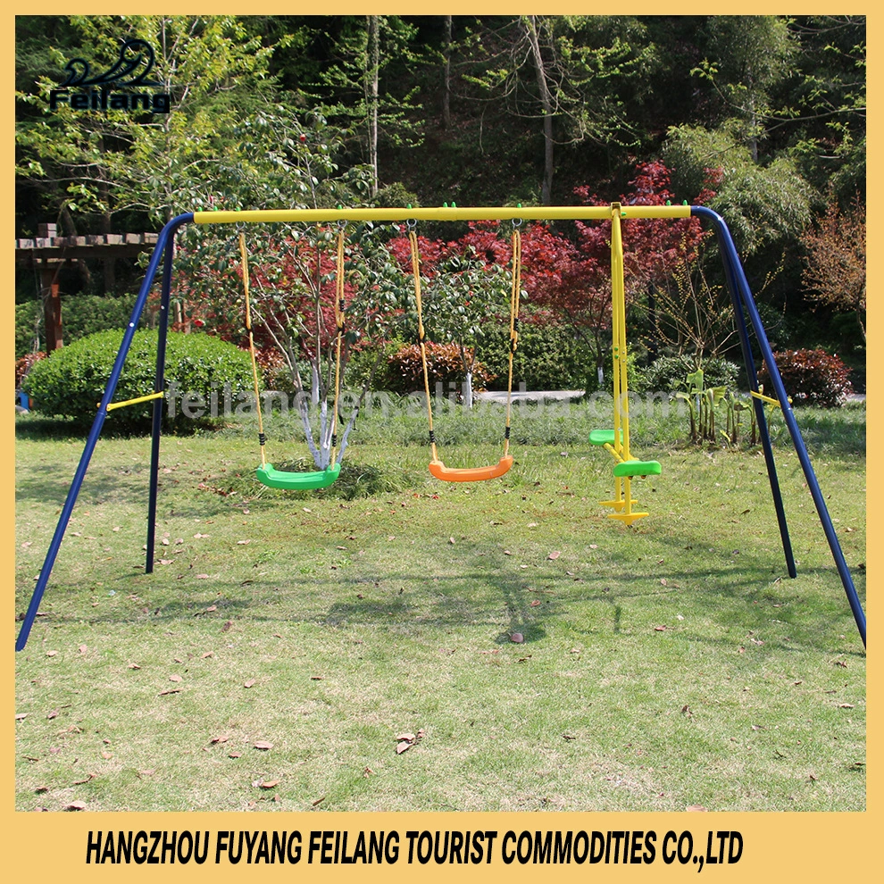 Фабрика оптовая продажа наружные детские качели качели A слово качели качели качели домашнее дворовое игровое оборудование TRU4