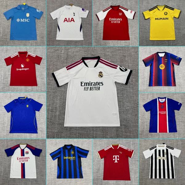 26-27 Real Madrid Jersey Barcelona Paris Manchester City Arsenal Chelsea Bayern Ac Inter Miami Football Uniform