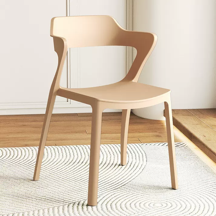 批发工程靠背凳子加厚家用塑料椅子可叠放餐椅备用商用休闲扶手椅