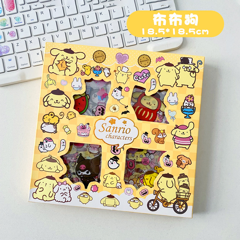 Set de 100 pegatinas kawaii para diario o scrapbooking – diseños variados y coloridos