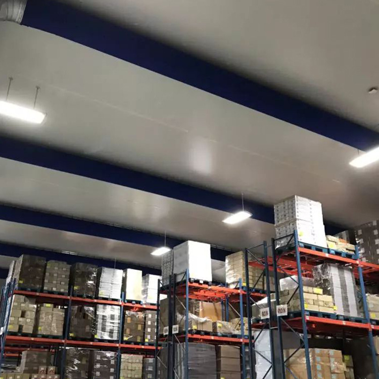 Sona's Internal Support Suspension Air-Supply Zipper Splicing Installation Fast Low-Cost Flexible Fabric Ventilation Duct