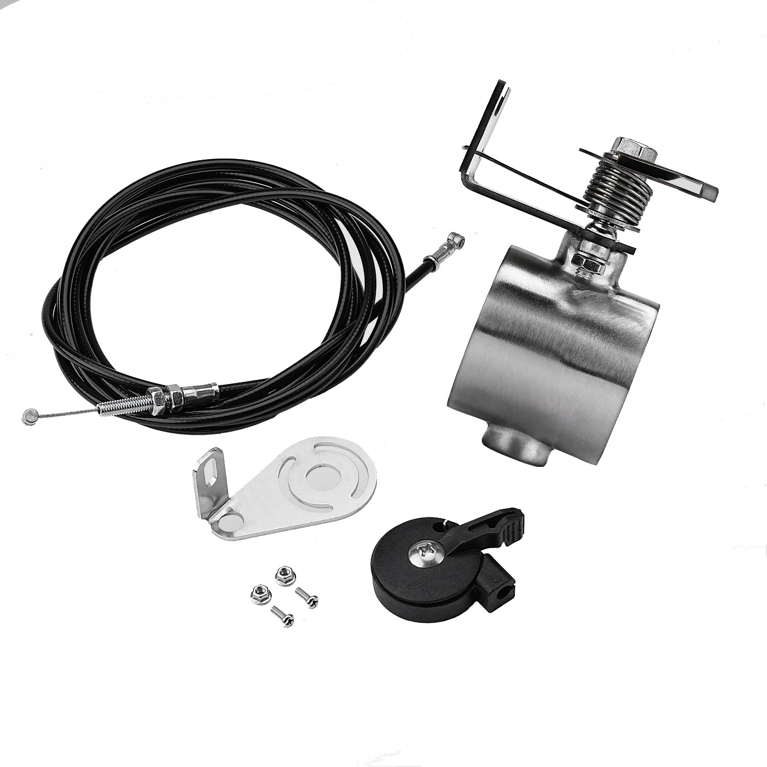 51mm Motorcycle Exhaust Pipe Modification with Adjustable Cable-Operated Mechanical Valve, Universal Controller Box for Silent Noise Reduction