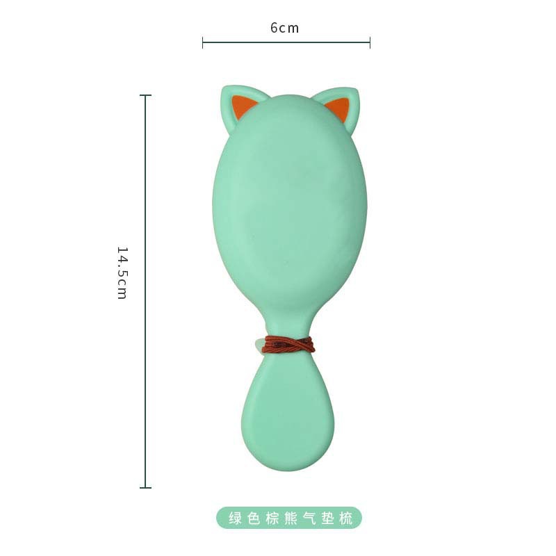 Dibujos Animados DIY crema pegamento masaje cojín de aire peine mini lindo hecho a mano airbag peine regalo para novias