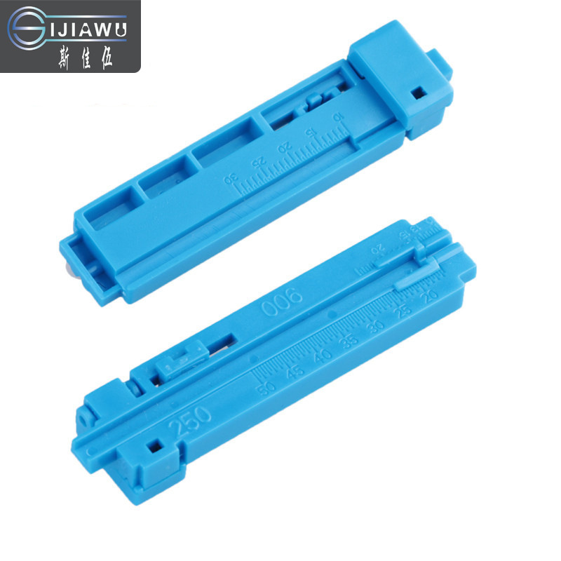 2合1皮线光纤切割刀定长开剥器皮线光缆夹具光纤定长器光纤定长度