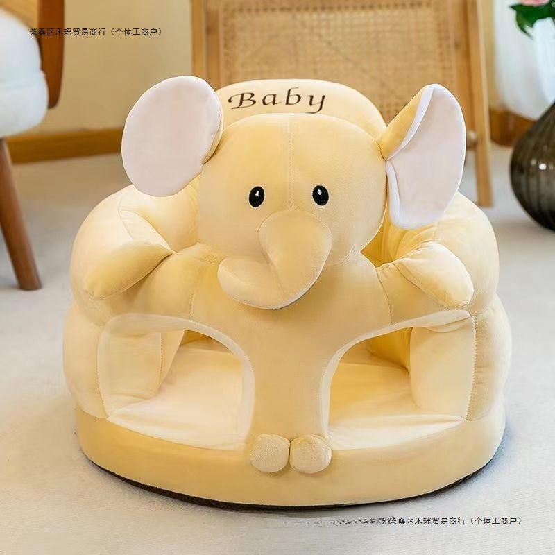 Baby Sofa Anti-Fall Seat Baby Learns to Sit Enlarged and Thickened Upgraded Cartoon to Month Dining Chair Zhejiang