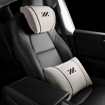 Waist support: Neck Pillow Cushion Lumbar Cushion Supplies - k-type-off-white-zhiji-headrest-pair-of-lumbar-supports