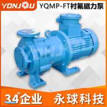 YQMP-FT衬氟磁力泵耐酸碱耐高温耐腐蚀化工泵 卧式磁力驱动离心泵