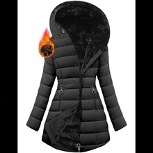 J 91848 Hooded Waist-Cinching Coat Ůʿ�Bñ�޷� �W���羳