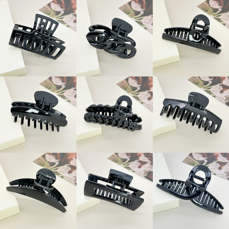 Korean Style Cross Pearl Hair Clip for Back of Head, Elegant and Chic Large Hair Clip Shark Clip Headwear for Women