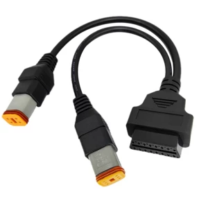 Harley 4-pin + 6-pin Motorcycle Diagnostic Line 4pin 6pin 2in1 for Harley Davidson
