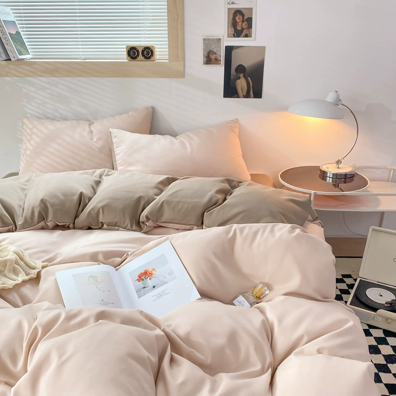 Cream duvet cover от 盛邦荣, универсальное хлопковое постельное белье, набор 3 предмета, набор 4 предмета