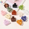 Small square hair accessory, brand shark, ponytail, crab pin, hairgrip, wholesale