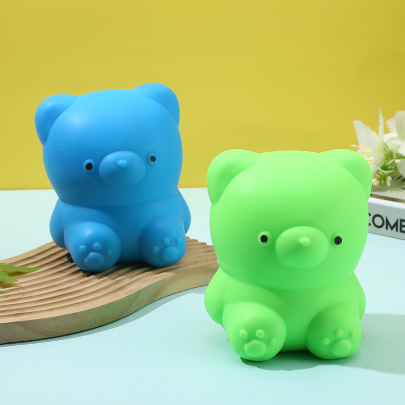 Korean-Style Soft Cute Bear Squeeze Toy, Adorable Animal Big Bear Shape Stress Relief Squishy Toy