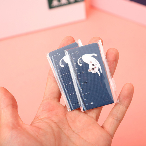 Magnetic Bookmark Ruler Foldable Creative Stationery Students Must Pass Book Page Clips Creative Gifts Gift Wholesale