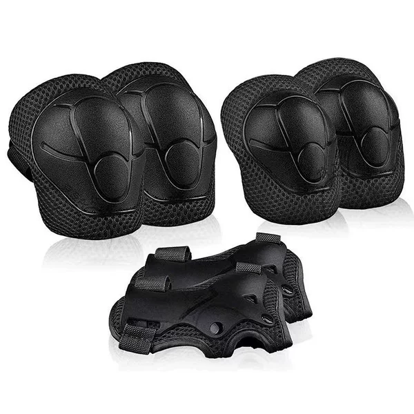 Knee Bull Head Protective Gear Palm Outdoor Sports Elbow Neutral Skateboard Balance Car Protective Set Equipment Knee Pads Anti-Collision