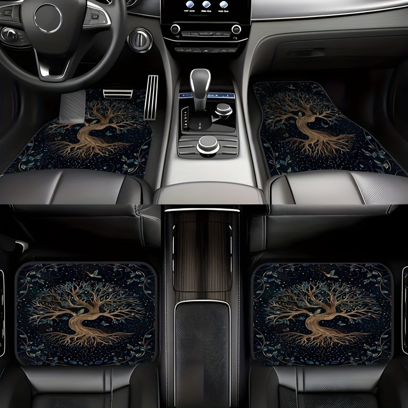 Cross-Border Amazon New American-Style Car Floor Mats Four-Piece Set, Dirt-Resistant Floor Mats, Wear-Resistant and Dust-Proof Mats