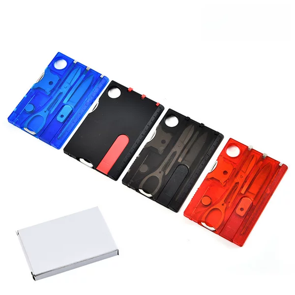 Factory Direct multi-function Swiss card beauty combination tool multi-function tool card