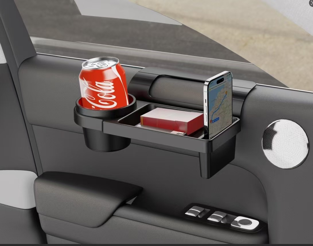 New Car Cup Holder Multifunctional Storage Box Car Door Side Hanging Storage Box Mobile Phone Storage Box Water Cup Holder